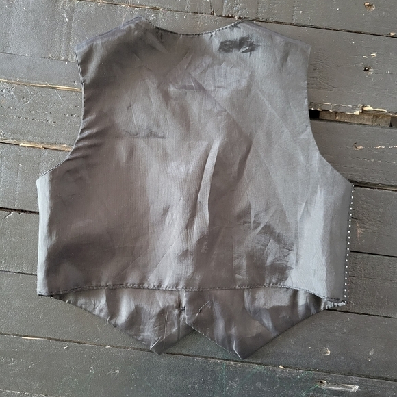 Baby Boy 24 Months Dress Vest Black with Red & White Dots Church Wedding Event - Picture 4 of 4